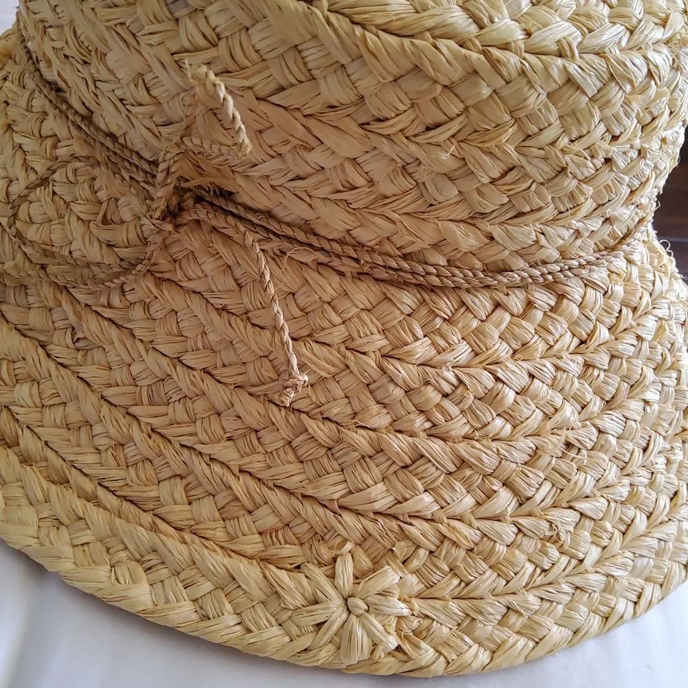 Helen Kaminski Ruffia Curved Rim Hat - Picture 6 of 9